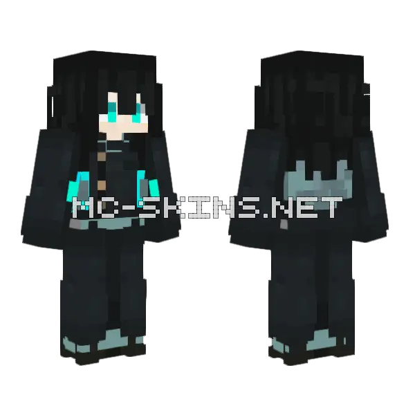 Cyberpunk School Uniform, front and back