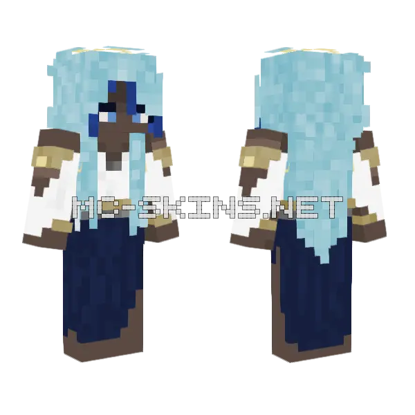 Cynthia Minecraft skin, front and back