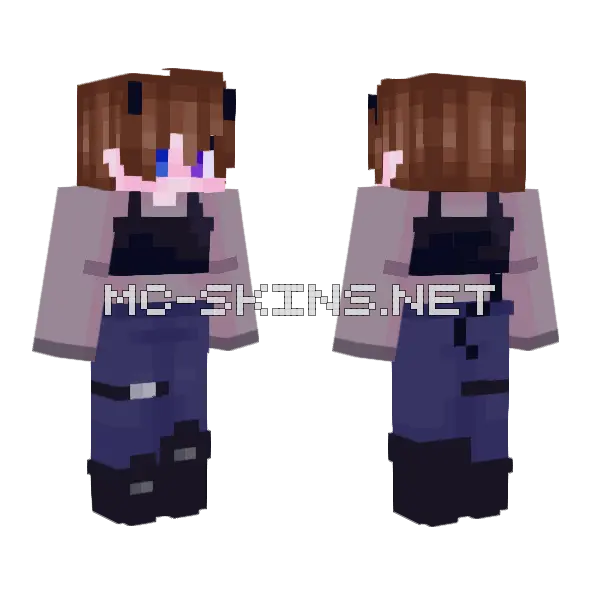 Cypress Sheer Top Shirt Minecraft skin, front and back