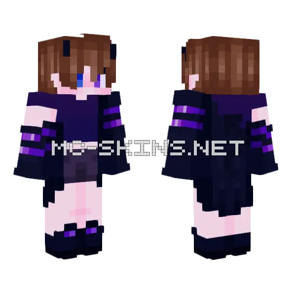 Cyprien Cardigan Personal Minecraft skin, front and back