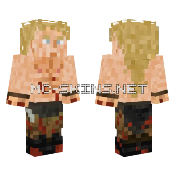 Cyrian Minecraft skin, front and back