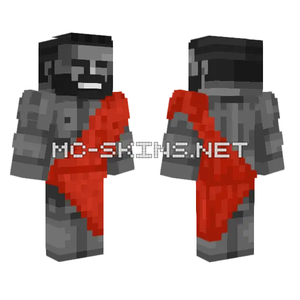 Cyrus Minecraft skin, front and back