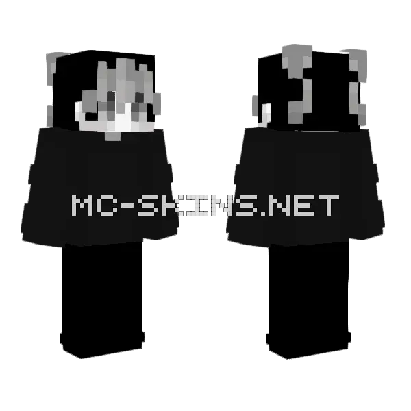 Cyrvian Minecraft skin, front and back