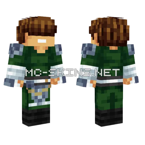 Cysero Minecraft skin, front and back