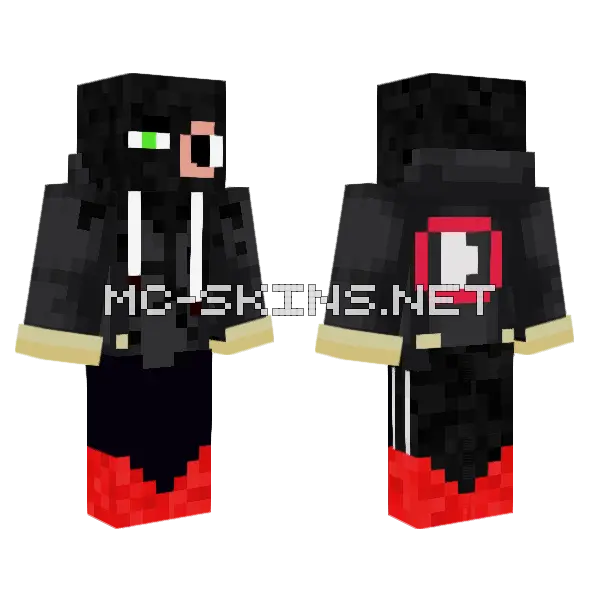 Czarek Gaming Skin Minecraft skin, front and back
