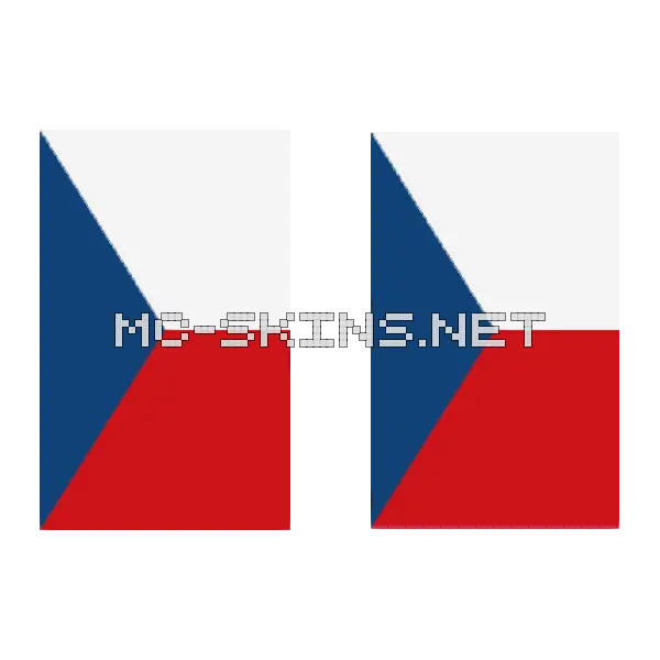 Czechia Flag cape, outside and lining