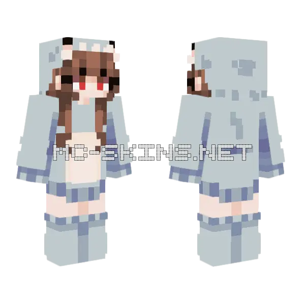 Czfggxfcjdkuym Girl Minecraft skin, front and back