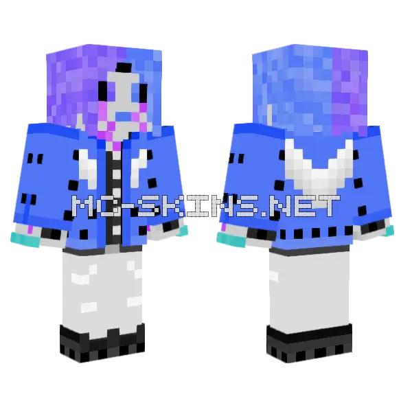 D4rk3st Eclipse999 2 0 Minecraft skin, front and back