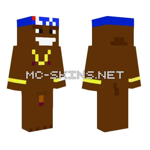 Da Baby Minecraft skin, front and back