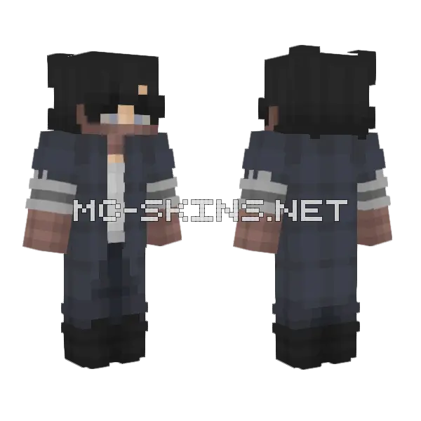 Dabi Minecraft skin, front and back