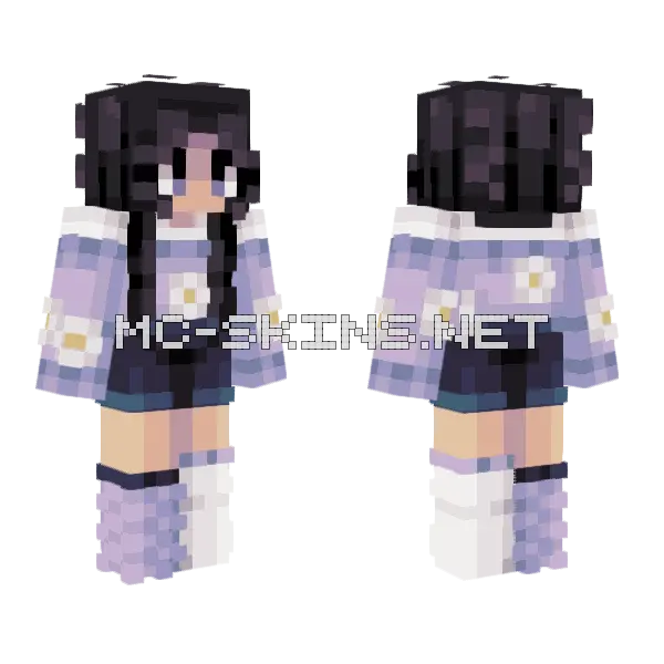Daisies Sfa 07 Minecraft skin, front and back