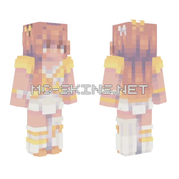 Daisy Girl Skin Minecraft skin, front and back