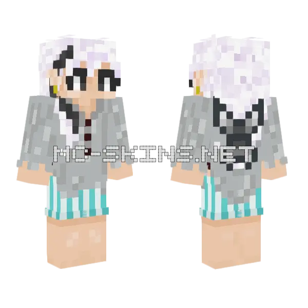 Daisy Mae Minecraft skin, front and back