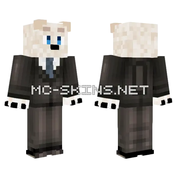 Daivis 2 Suit Minecraft skin, front and back