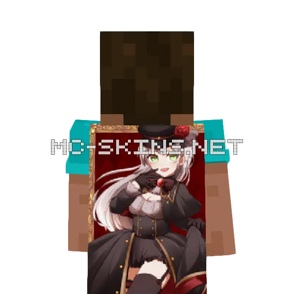 Daki Dress cape, outside and lining