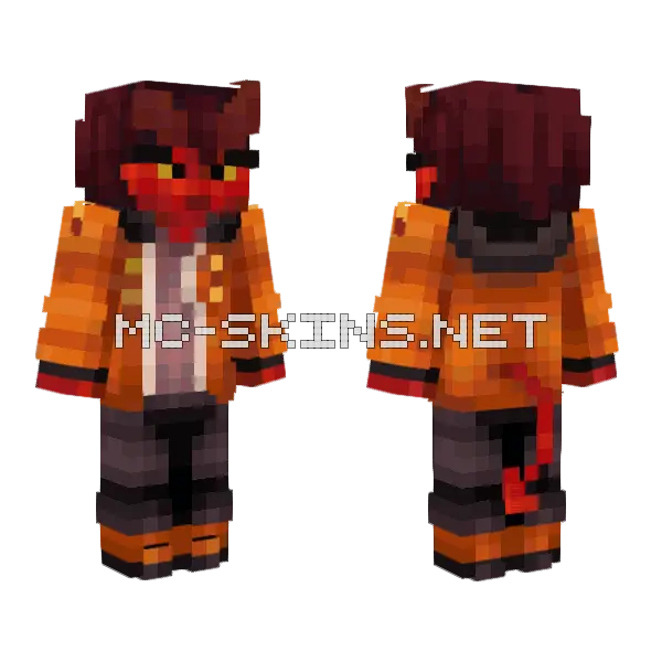 Damien Lavey Minecraft skin, front and back