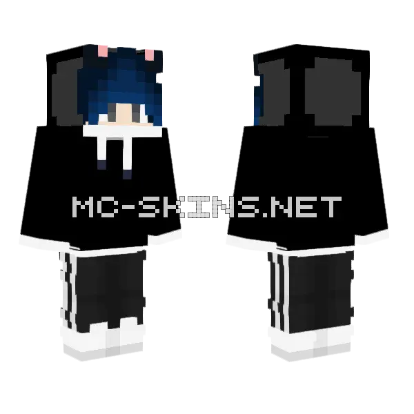 Dan Human Form Minecraft skin, front and back
