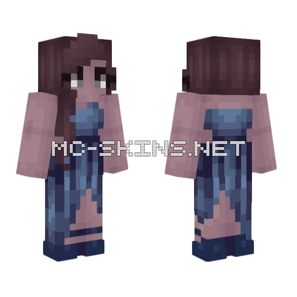 Dancing By Moonlight Ce Minecraft skin, front and back