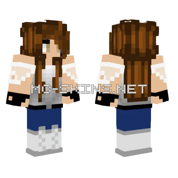 Danellia Minecraft skin, front and back