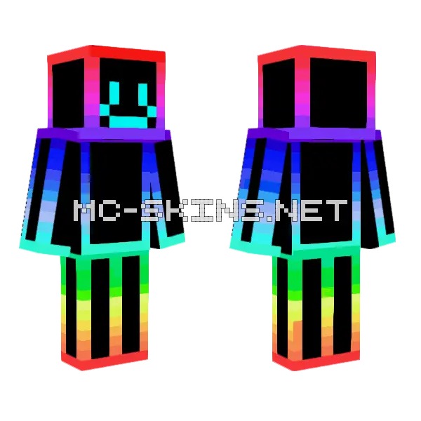 Daniel 2017 Yang Minecraft skin, front and back