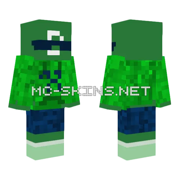 Daniel Rivers Minecraft skin, front and back