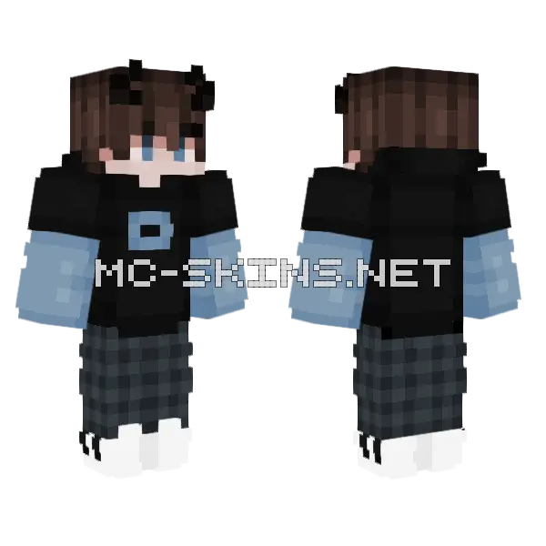 Danny Boy Minecraft skin, front and back