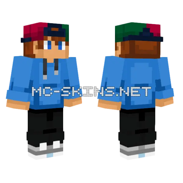 Dannyisdahbomb Hive Style Revamp Minecraft skin, front and back
