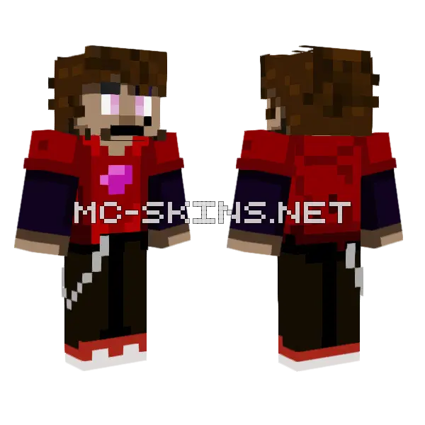 Danshi Skin Minecraft skin, front and back