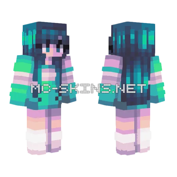 Dany Remake Minecraft skin, front and back