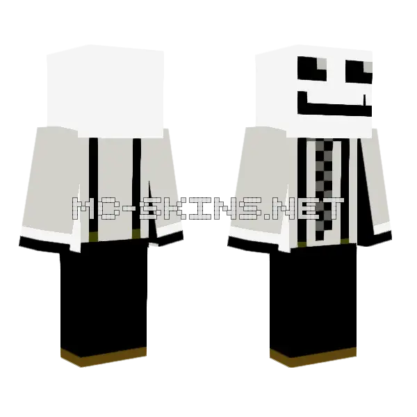 Dapa Minecraft skin, front and back