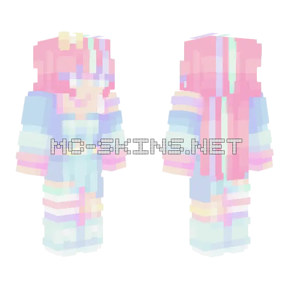 Daphnis Et Chloe Minecraft skin, front and back