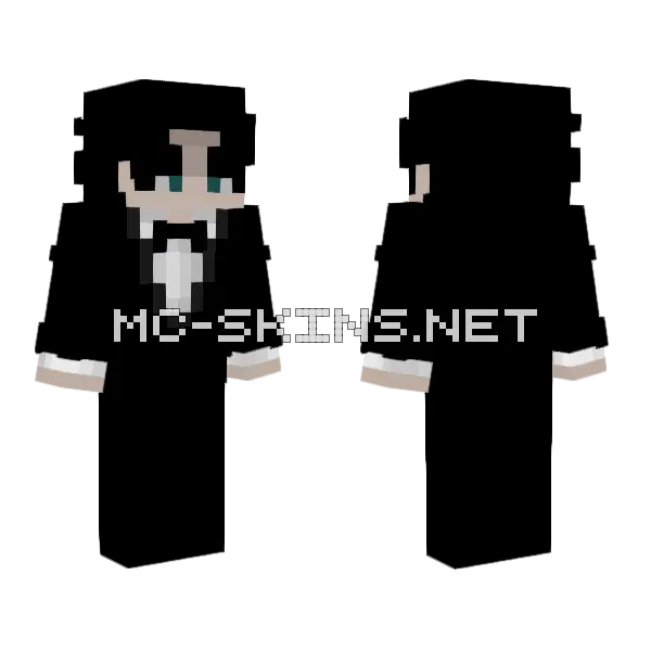 Daq Minecraft skin, front and back