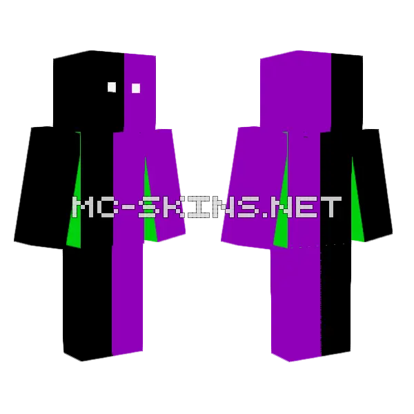 Daquavis Minecraft skin, front and back