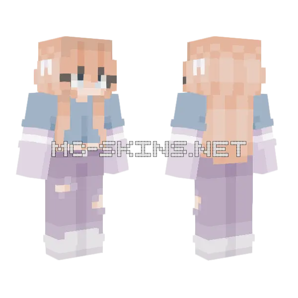 Dare To Be Different Minecraft skin, front and back
