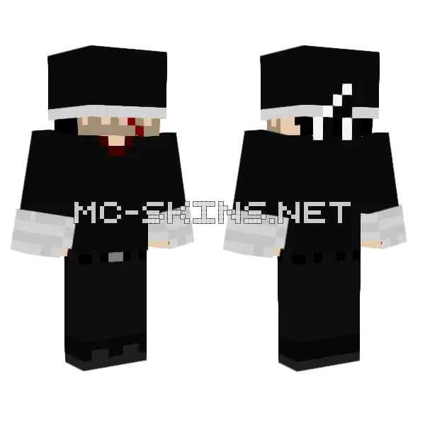 Daredevil Season 3 Minecraft skin, front and back