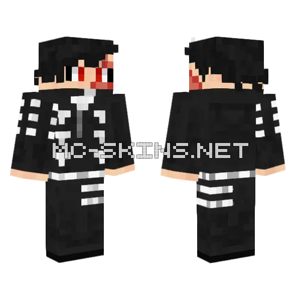 Darius Minecraft skin, front and back