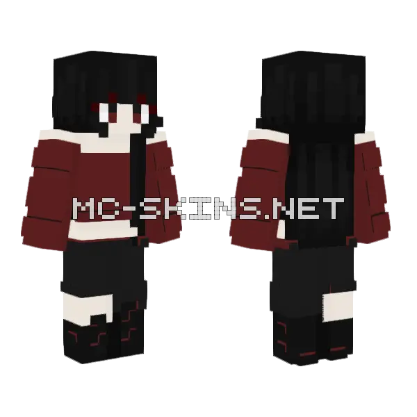 Dark Academia Persona, front and back