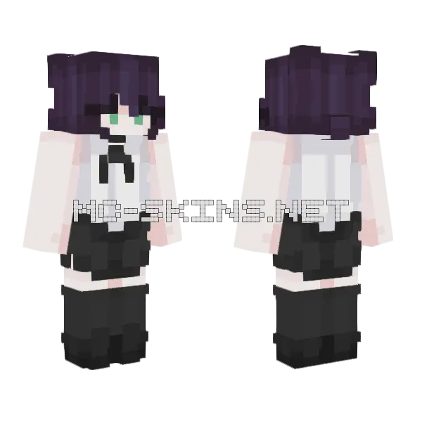 Dark Academia Uniform, front and back
