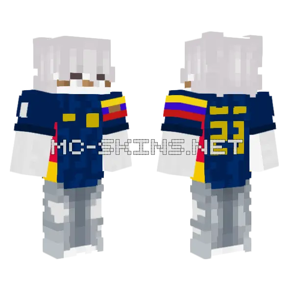 Dark Blue Jersey 23, front and back