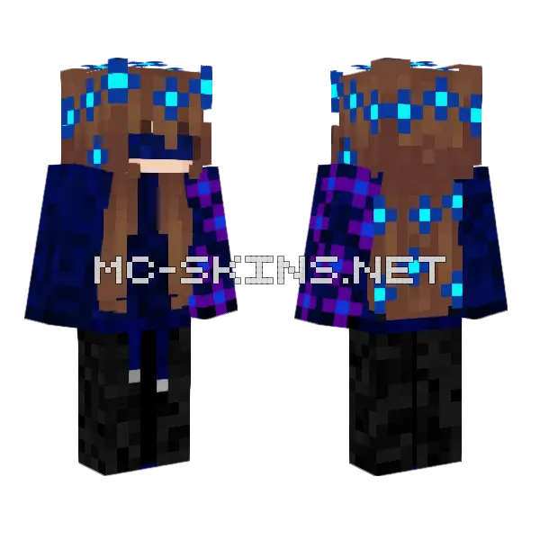 Dark Blue Mage, front and back