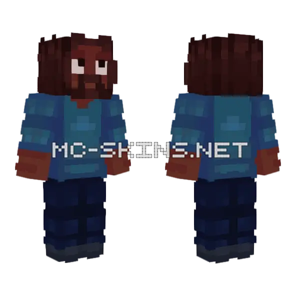 Dark Blue Uniform, front and back