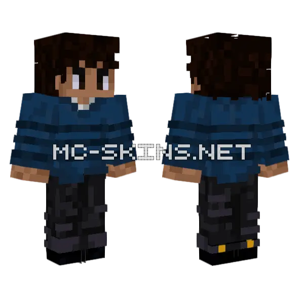 Dark Blue Uniform, front and back
