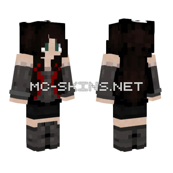 Dark Casual Outfit, front and back