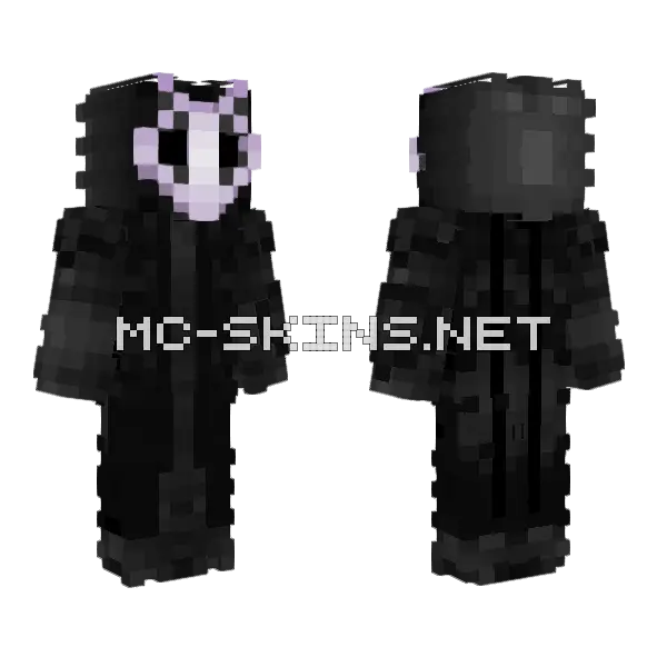 Dark Clown Fixed Minecraft skin, front and back