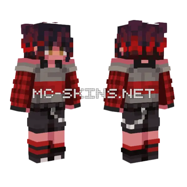 Dark Crimson Hoodie, front and back