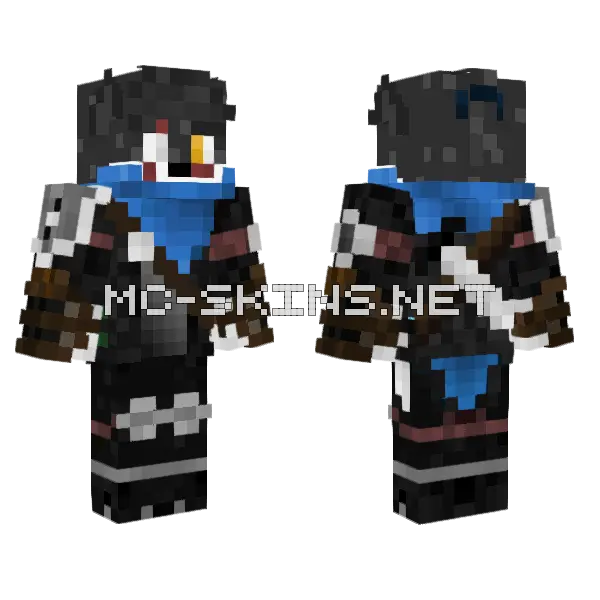 Dark Edit Skin Minecraft skin, front and back