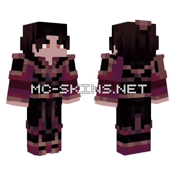 Dark Haired Boy Minecraft skin, front and back