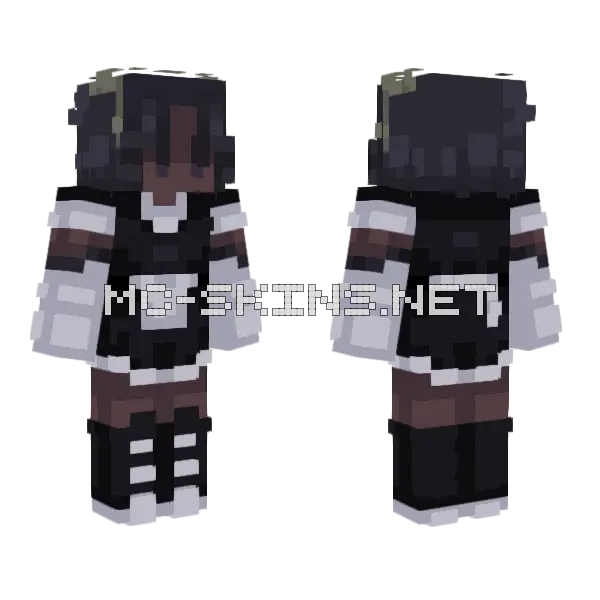 Dark Haired Boy Minecraft skin, front and back