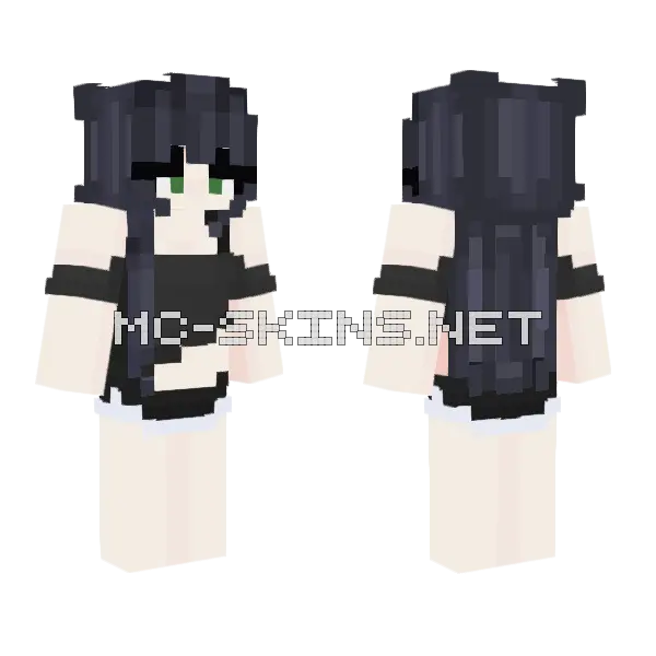Dark Haired Girl, front and back