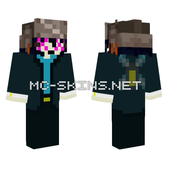 Dark Hooded Figure, front and back